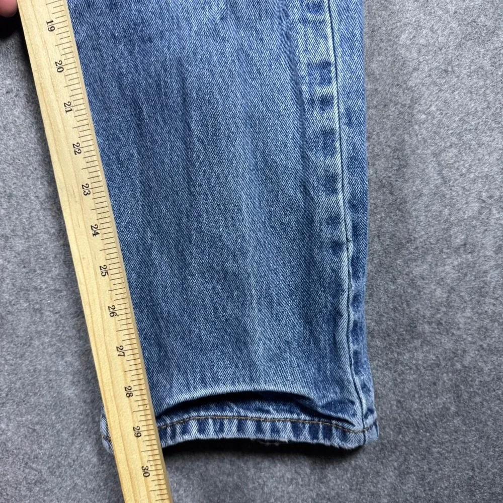 Levis 505 Regular Fit Mens‎ Jeans 30x30 Medium Wash Blue Straight Leg Denim